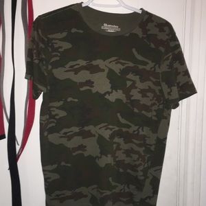 Camo T-shirt bought at Amnesia